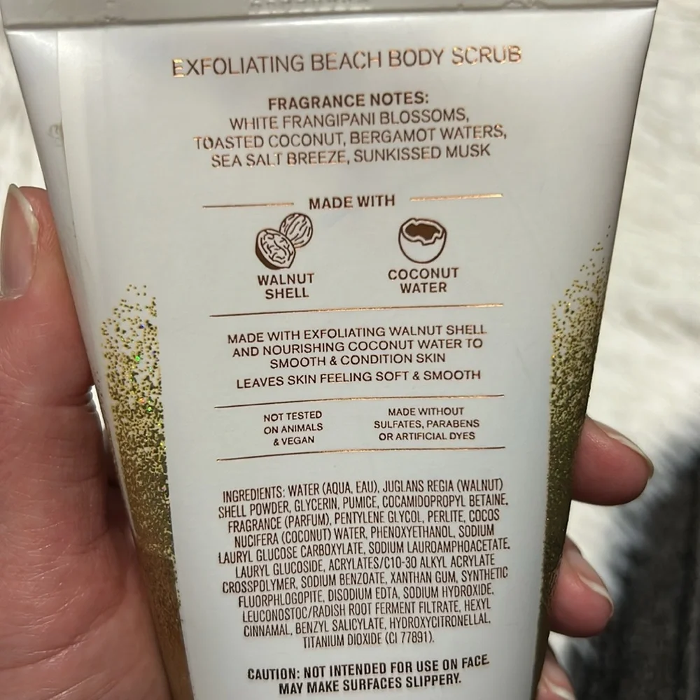 Bath & Body Works At The Beach Exfoliating Sand & Sea Salt Body Scrub 6.6 oz NEW